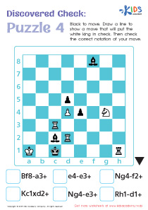 Easy Chess Worksheets &amp; Puzzles for Kids - Free PDF worksheets